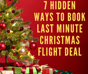 7 Hidden Ways to book Last Minute Christmas Flight Deal